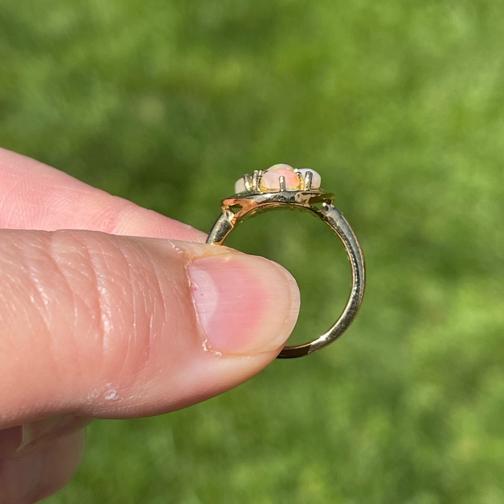 Ethiopian Welo Opal ring - Picture 4 of 7